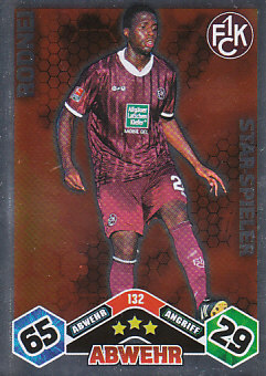 Rodnei 1. FC Kaiserslautern 2010/11 Topps MA Bundesliga Star Spieler #132
